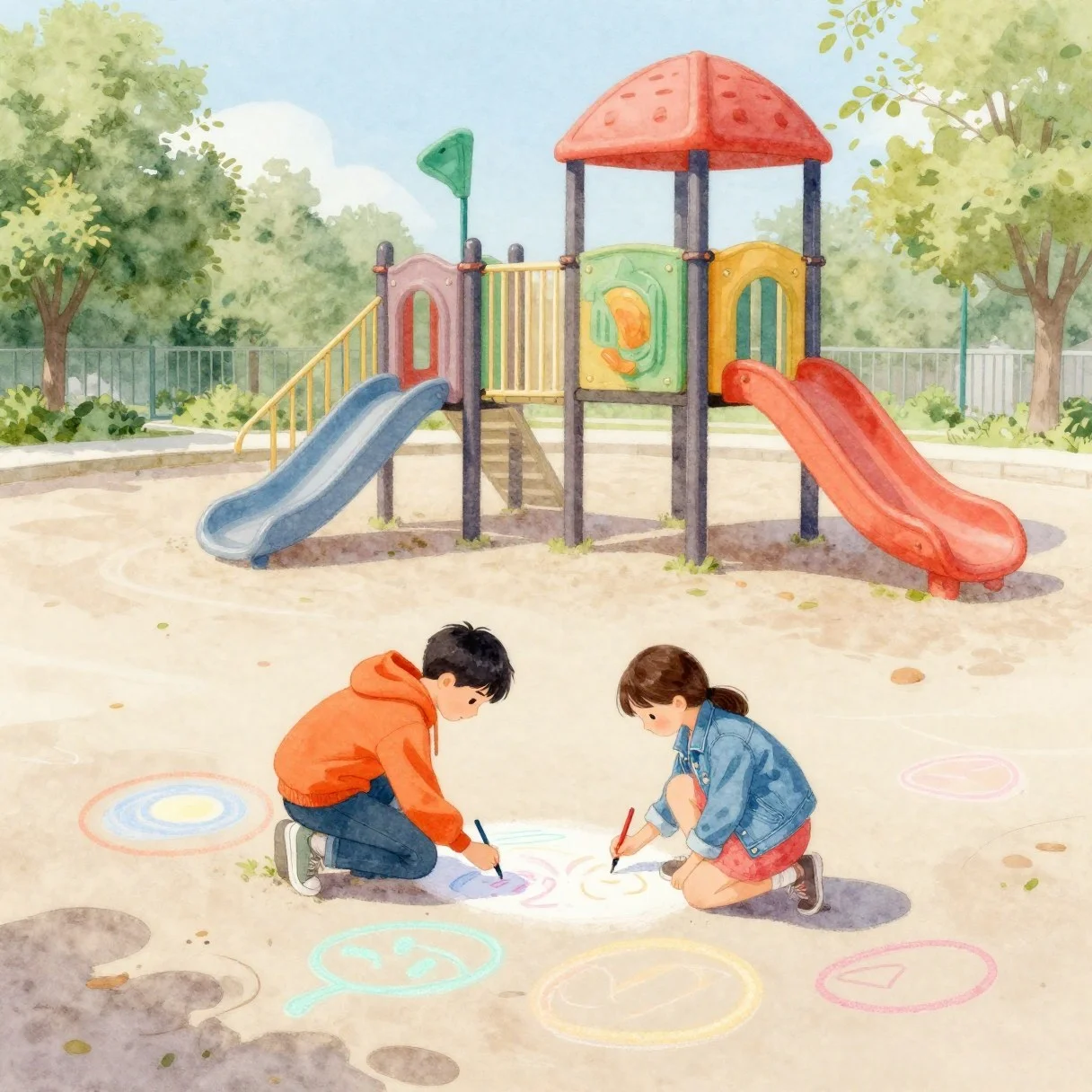 Picture from the lesson “Drawing Shapes”