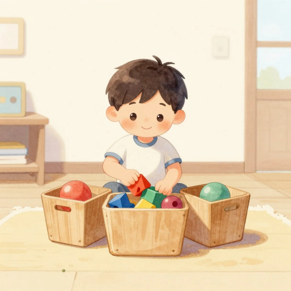 Picture from the lesson âSorting Shapesâ