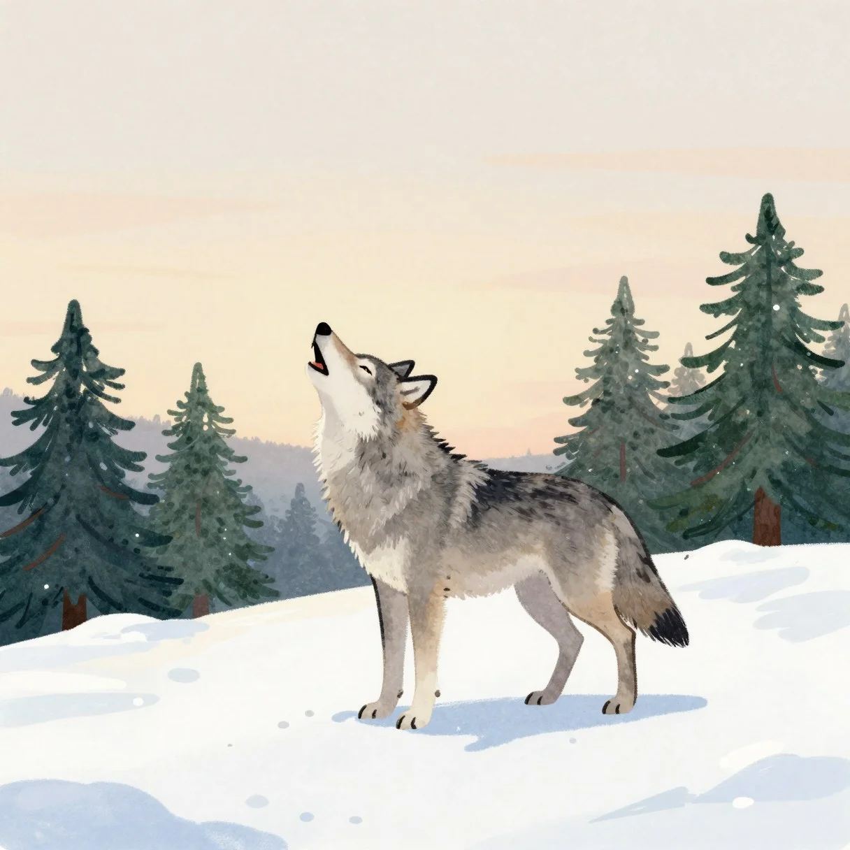 Picture from the lesson “Wolf Packs”