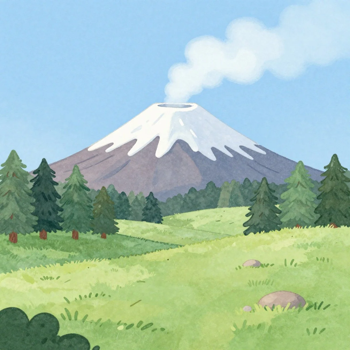 Picture from the lesson “Mountains of Melted Rock: Volcanoes”