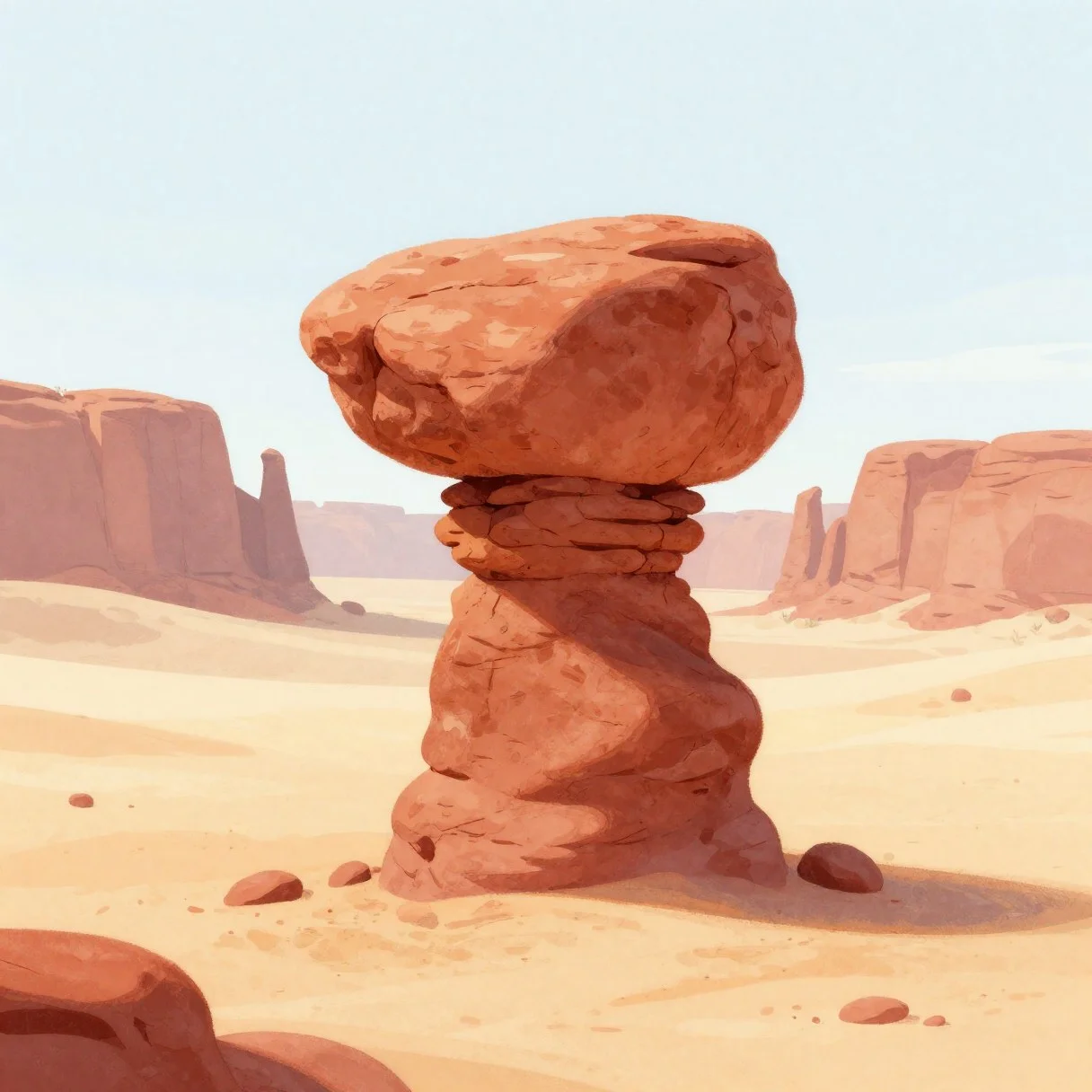 Picture from the lesson “Wind and Roots: Rock Breakers”