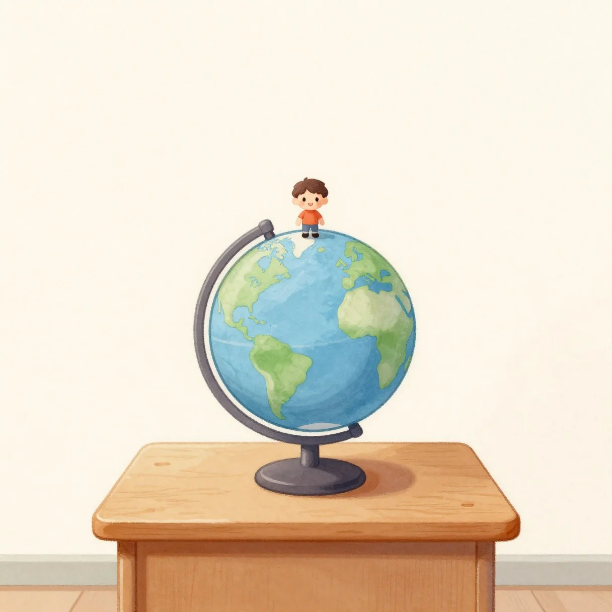 Picture from the lesson “Down Is Everywhere”