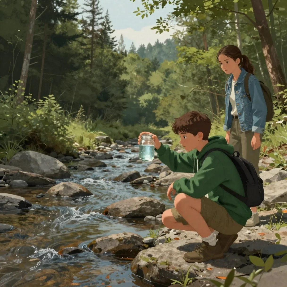 Picture from the lesson “Water Pollution”